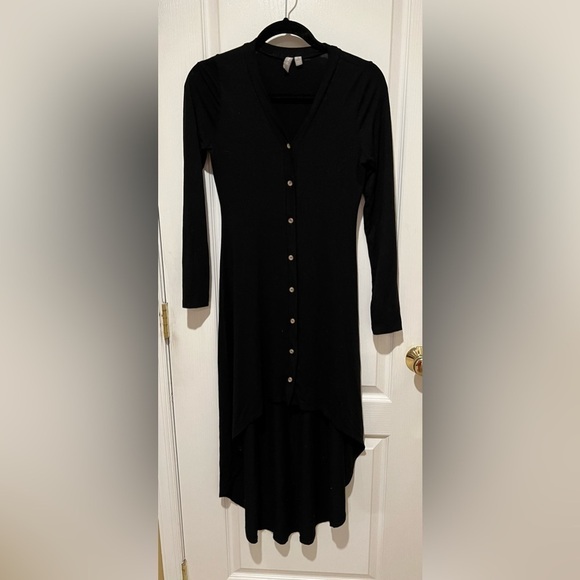 ASOS Dresses & Skirts - ASOS long button down dress or duster sweater jacket size 0